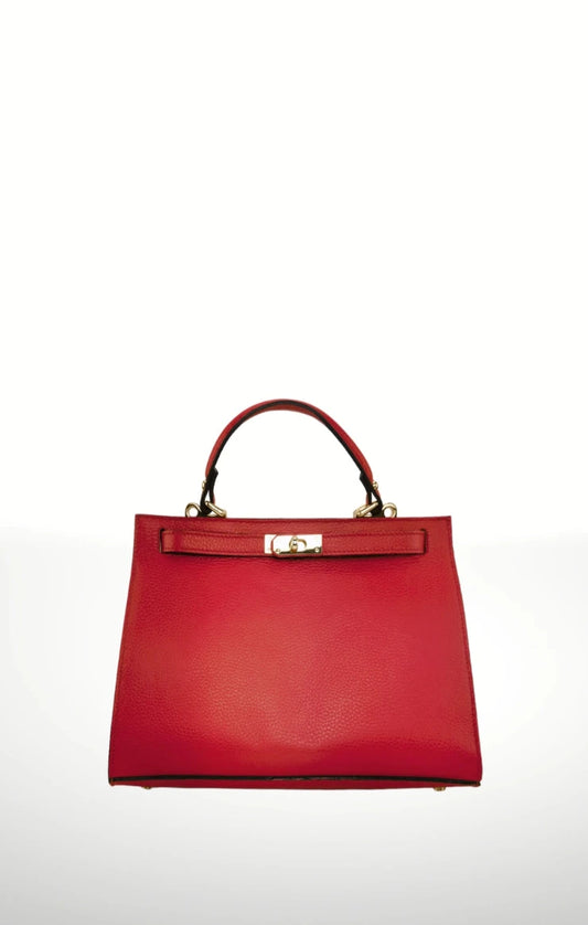 MC Leather Bag / Red