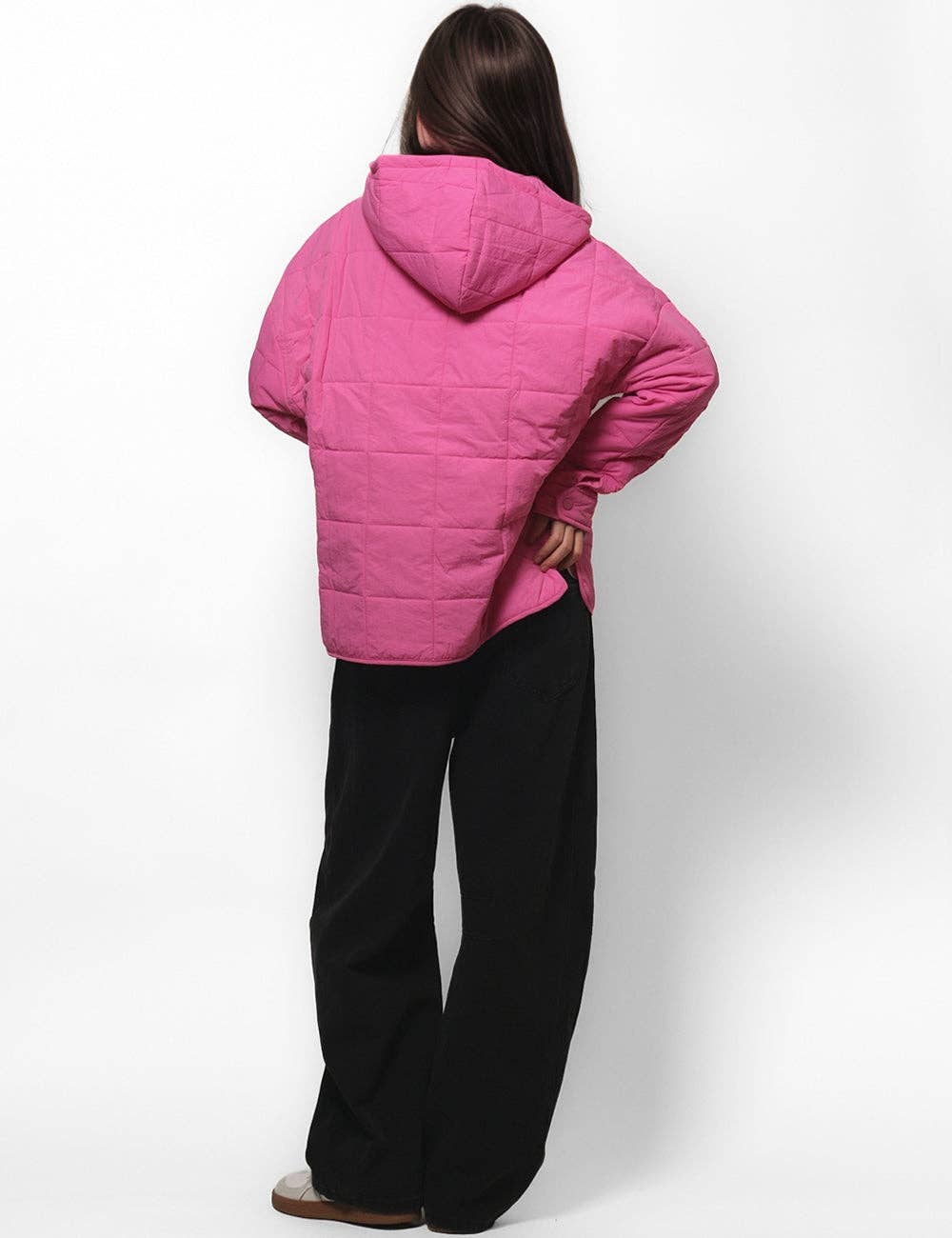 Loose Hooded Puffer Jacket