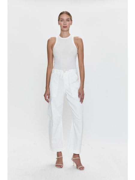 Sabrina Lightweight White Bottoms