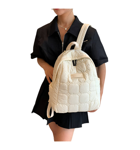 Simple Portable Casual Puffer Backpack