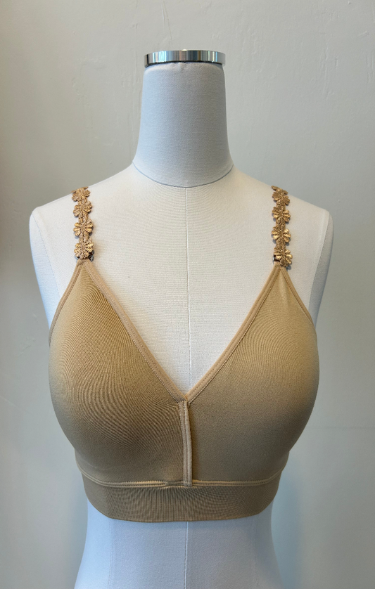 Strap-it Plunge Bra / Nude