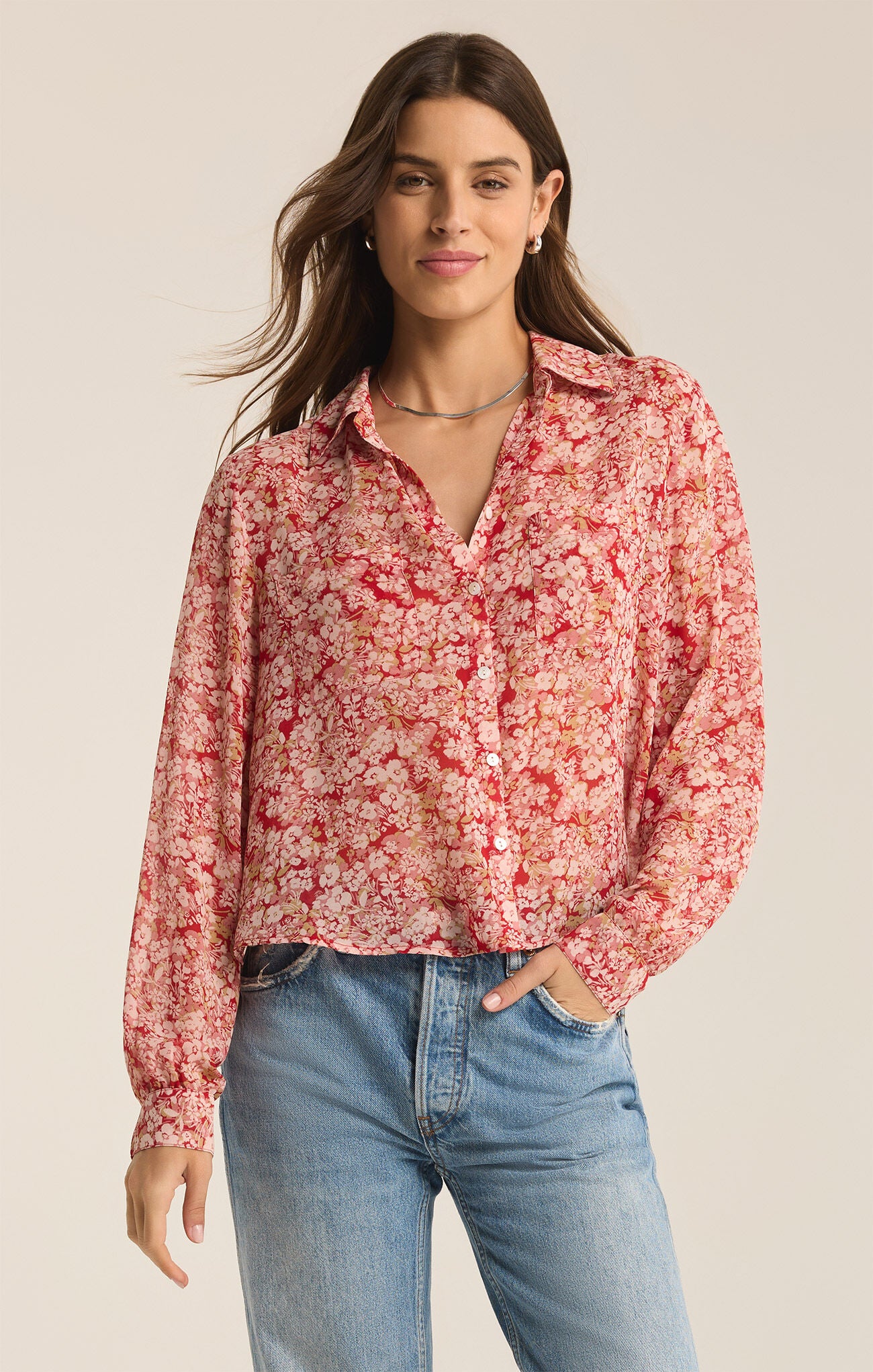 Vivienne Floral Print Top