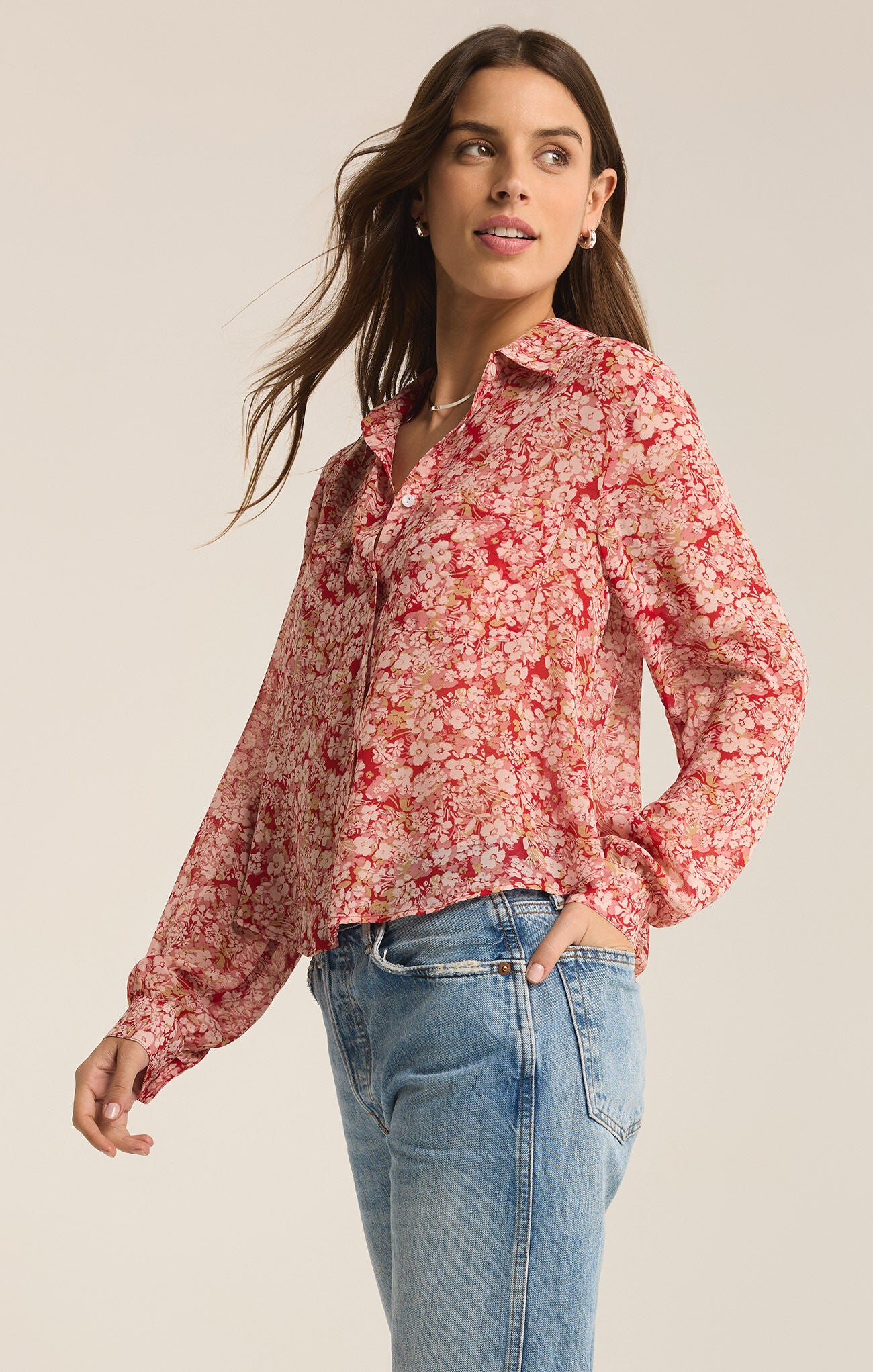 Vivienne Floral Print Top