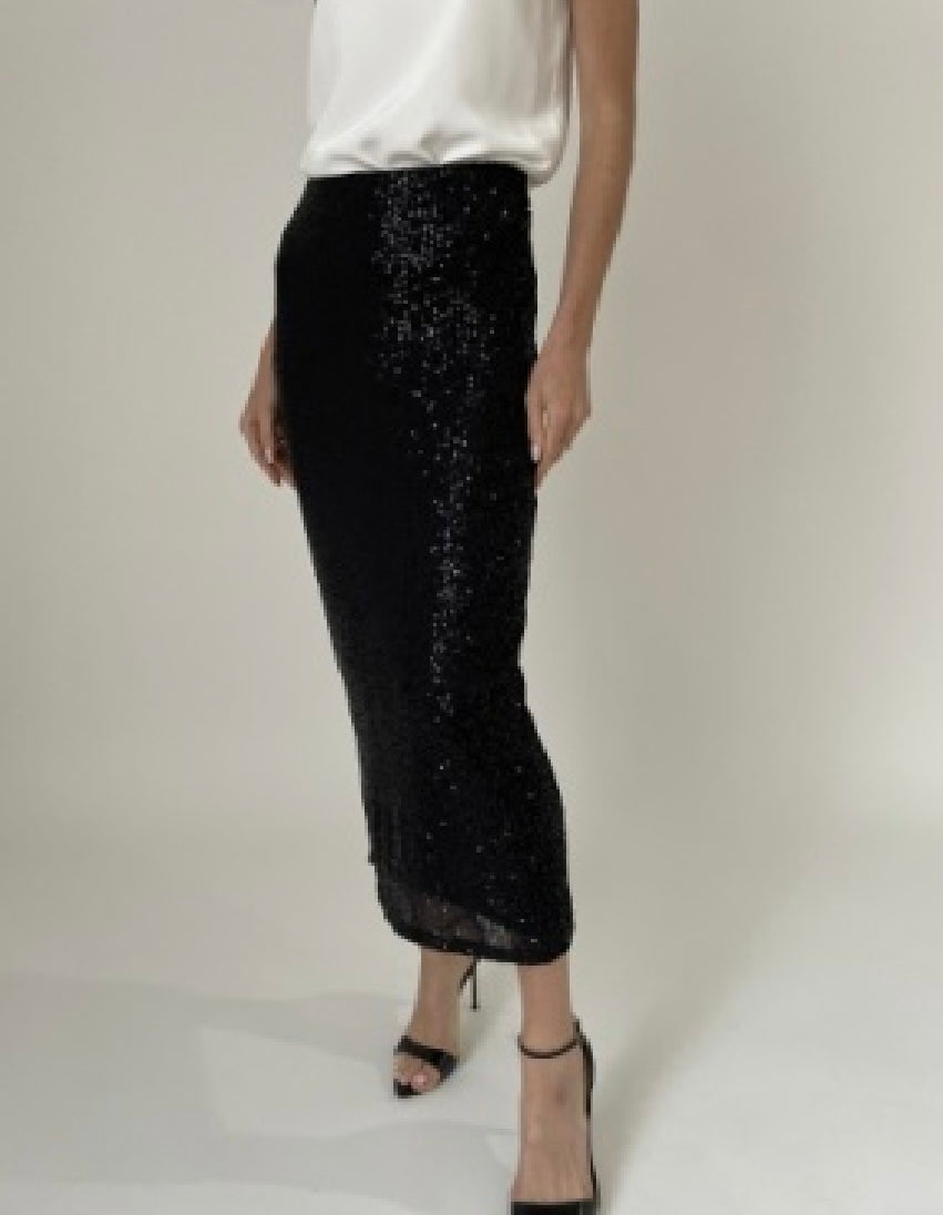 Sequin Pencil Skirt