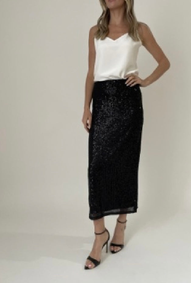 Pastel sequin pencil skirt best sale