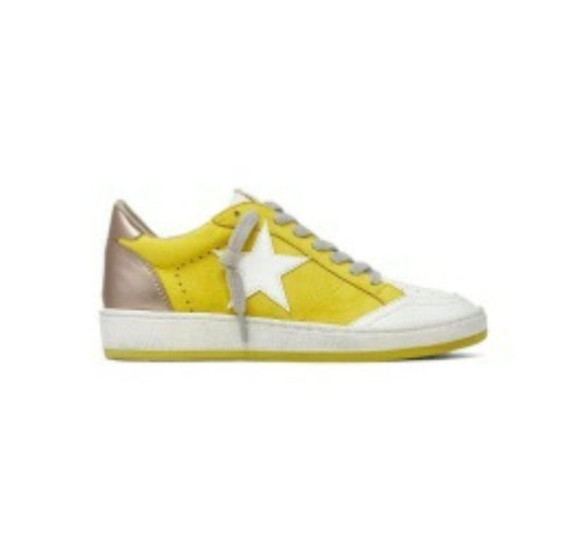 Yellow Suede Sneaker