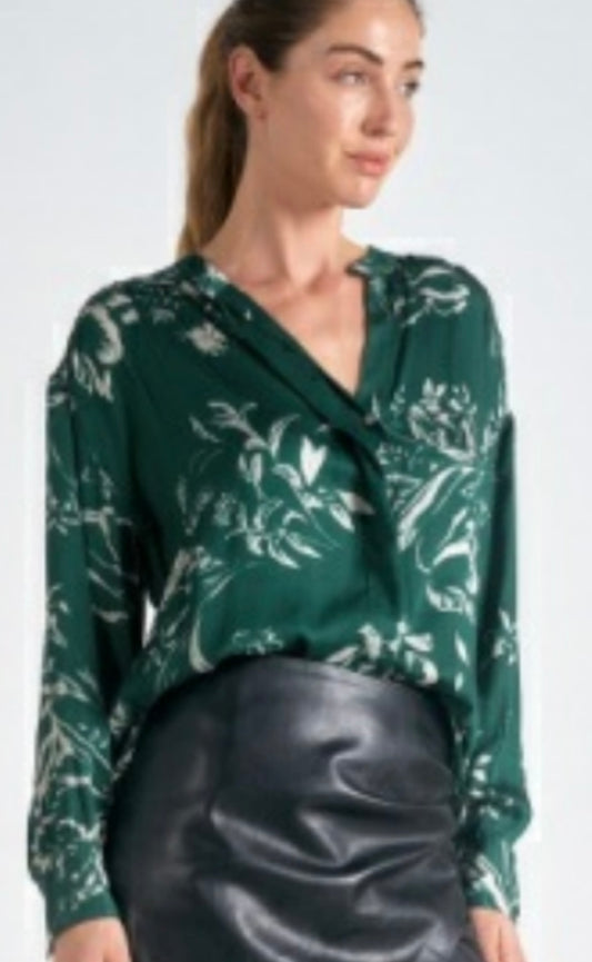 Jade Printed Blouse