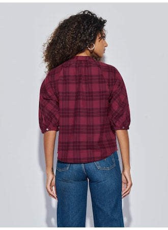 May Flannel Party Top