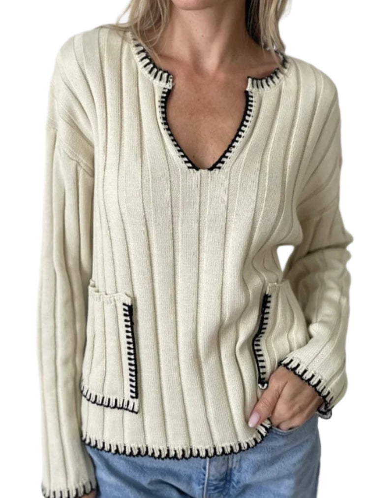 The Northport Stitched Sweater