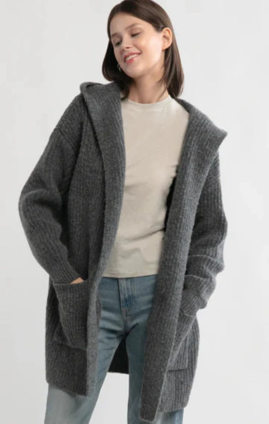 Lazy Day Hooden Cardigan