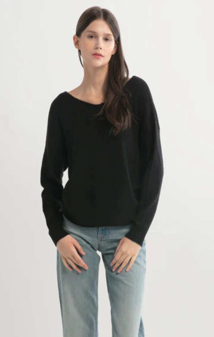 Basic V-Neck Wool Sweater