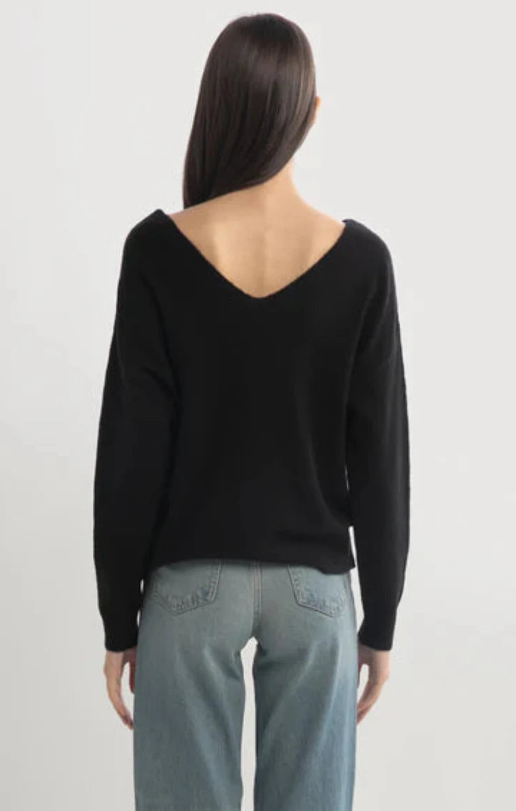 Basic V-Neck Wool Sweater