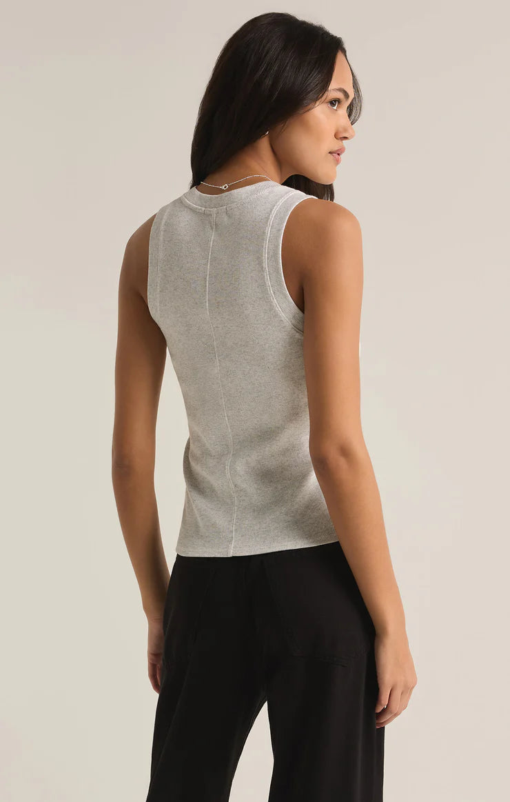 Sirena Rib Tank / Light Heather Grey