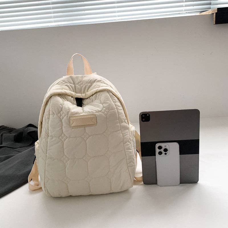 Simple Portable Casual Puffer Backpack