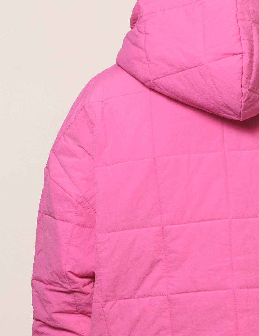 Loose Hooded Puffer Jacket