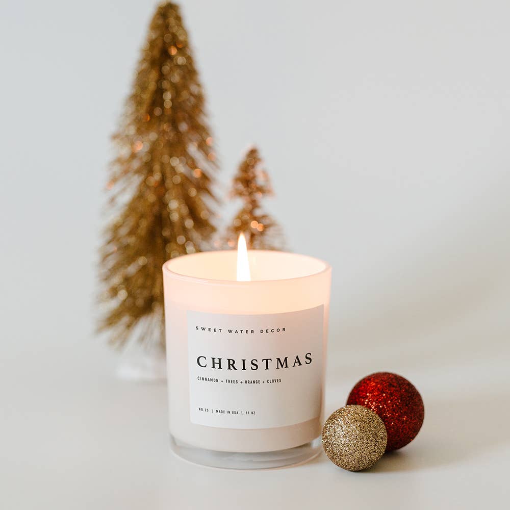 Christmas 11 oz Soy Candle - Christmas Decor & Gifts