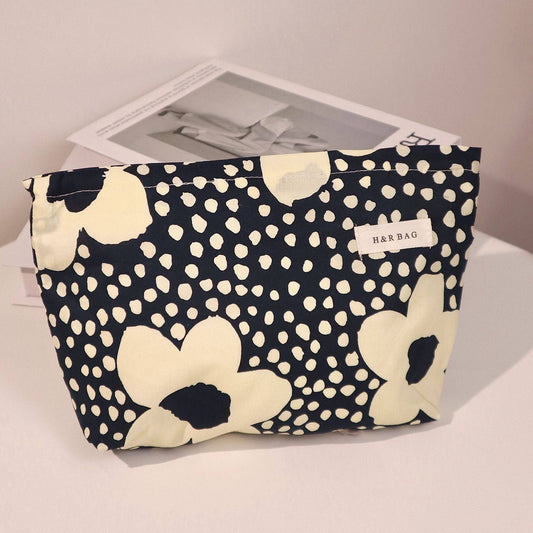 Colorful Floral Print Simple Cosmetic Bag DPB1012