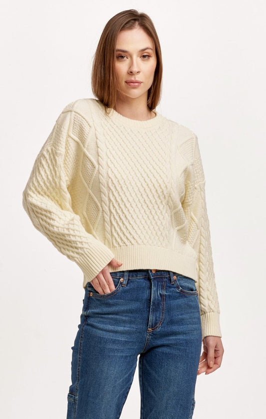 Holden Crew Neck Sweater / Cream