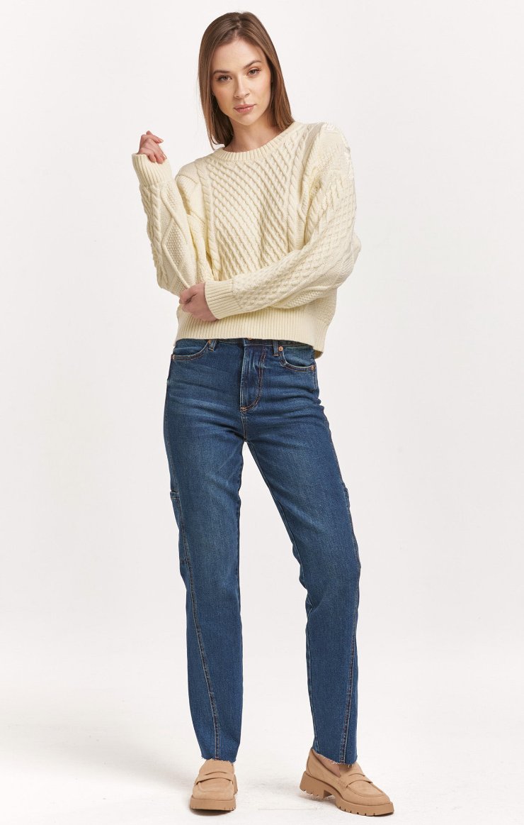 Holden Crew Neck Sweater / Cream