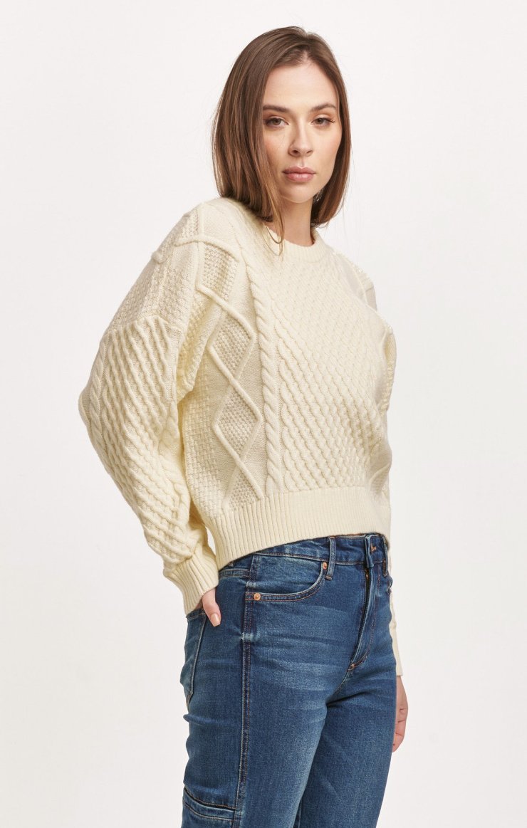 Holden Crew Neck Sweater / Cream